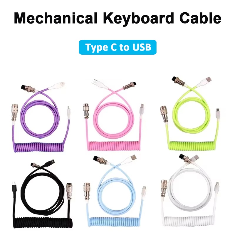 Gaming Keyboard Type C - Kabel Melingkar Keyboard Mekanik Kabel Aviator