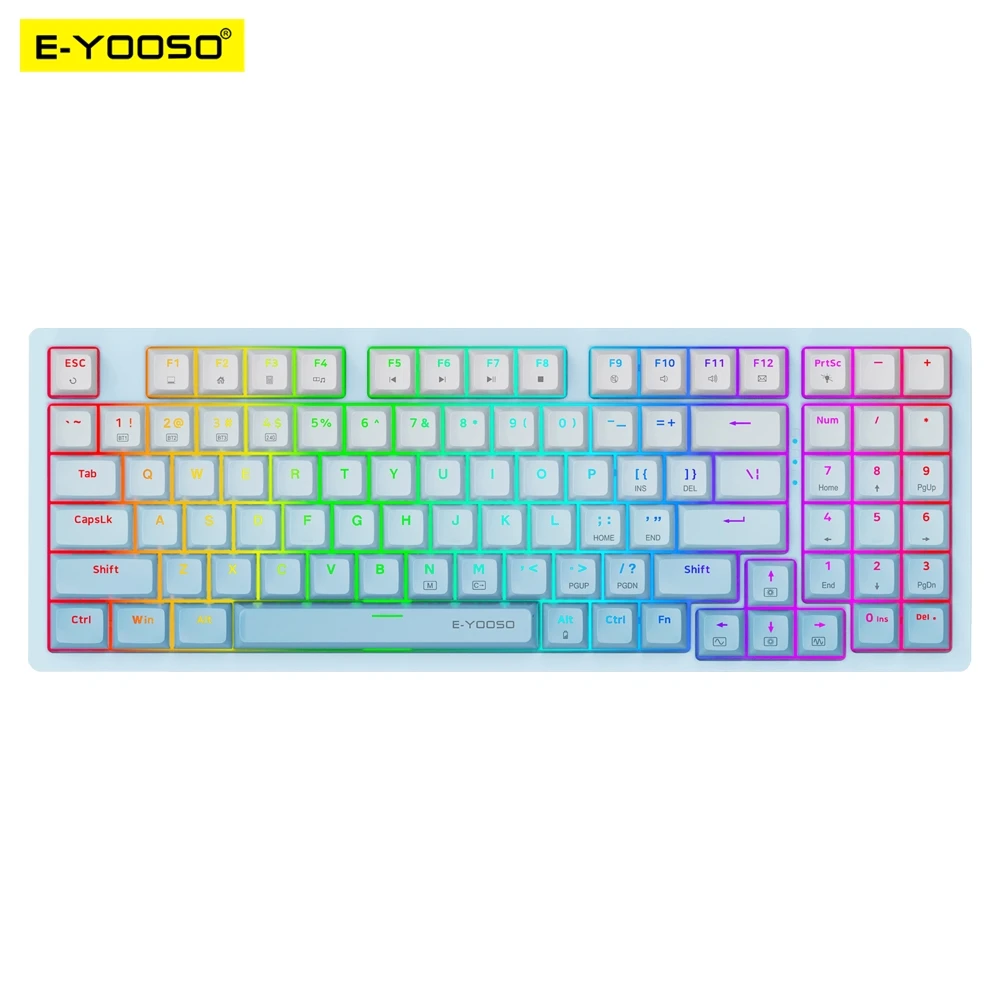 Gaming Keyboard E Yooso - E-YOOSO Z94 RGB Keyboard Gaming Mekanis