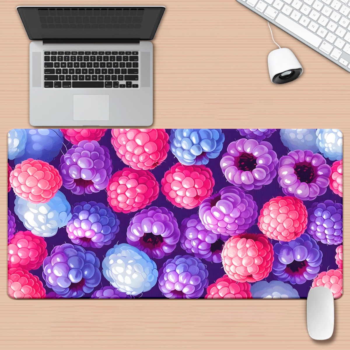 Gaming Keyboard Brand - Alas Meja Seni Besi Berry Mix