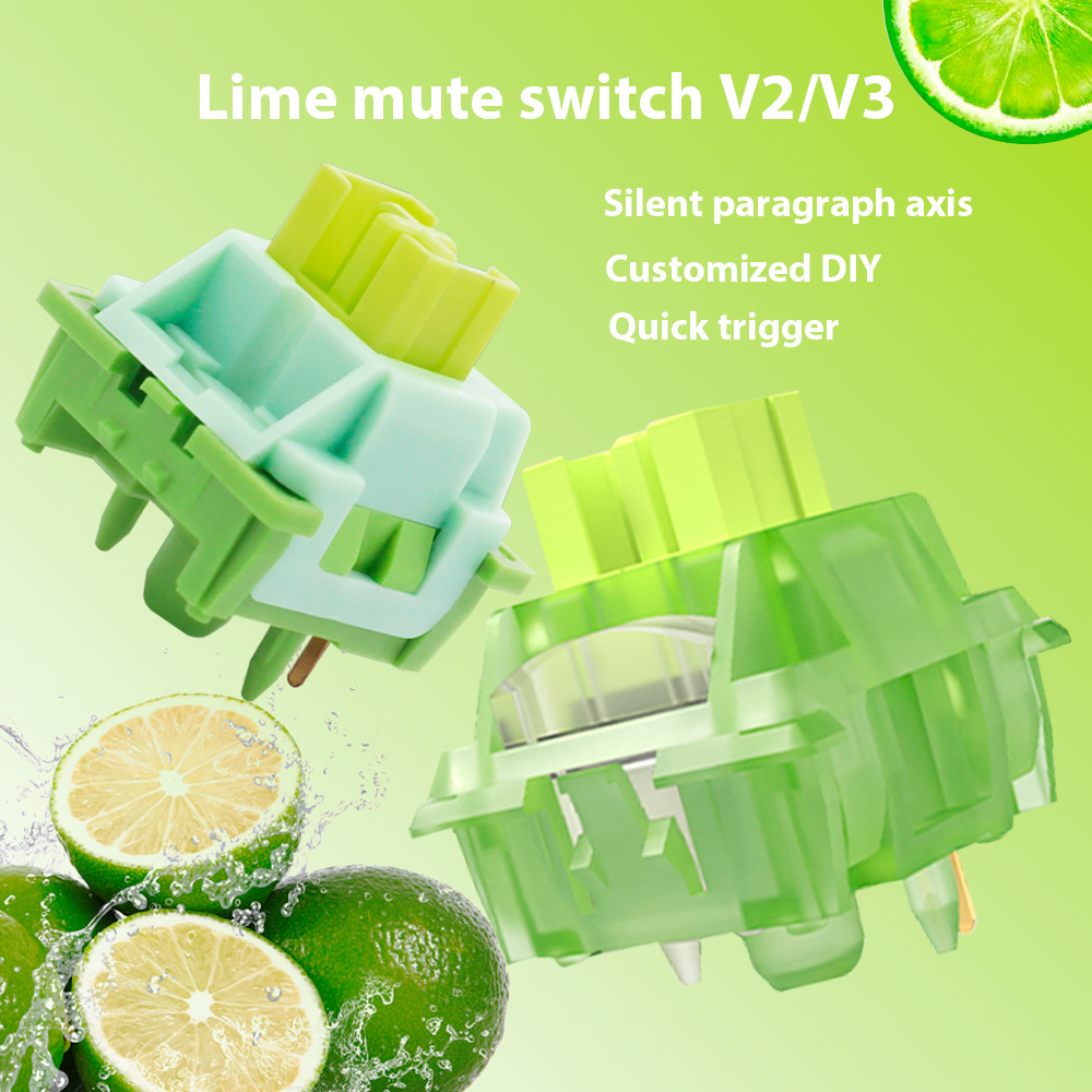 Keyboard Lube Kit - Keyboard mekanik tombol Lubed Silent Lime