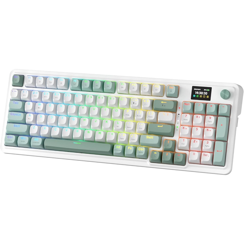 Gaming Keyboard No Noise - Keyboard Gaming Nirkabel 95 Tombol: Mekanik,