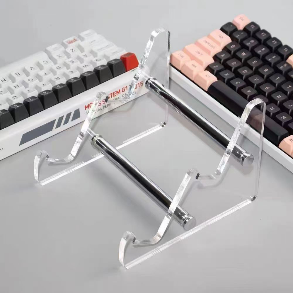 Keyboard Gaming Transparent - Stand Display Keyboard Mekanik Akrilik Transparan