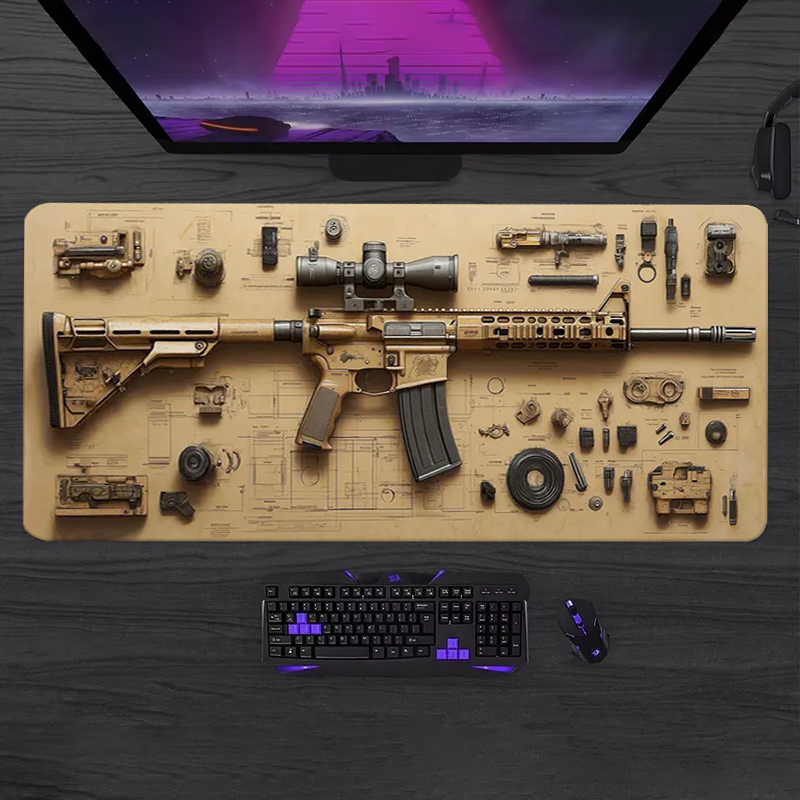 Gaming Keyboard Tactile - Alas Mouse Gaming Lembut yang Dapat