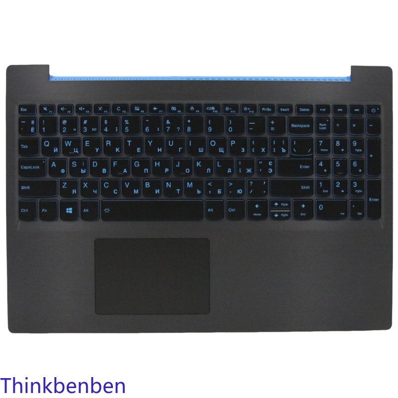 Gaming Keyboard Top - UKR Casing Palmrest Keyboard Hitam Ukraina