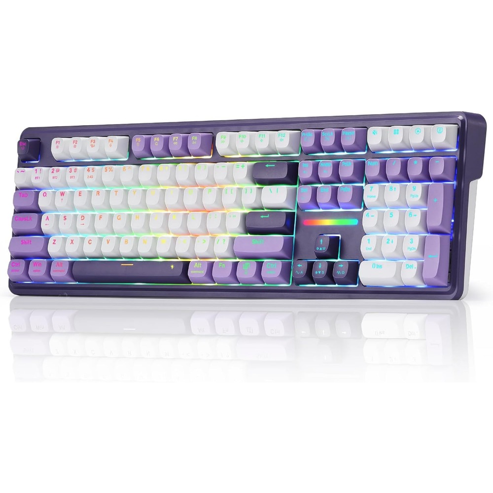 Gaming Keyboard No Noise - Keyboard Gaming Mekanik RGB Nirkabel dengan