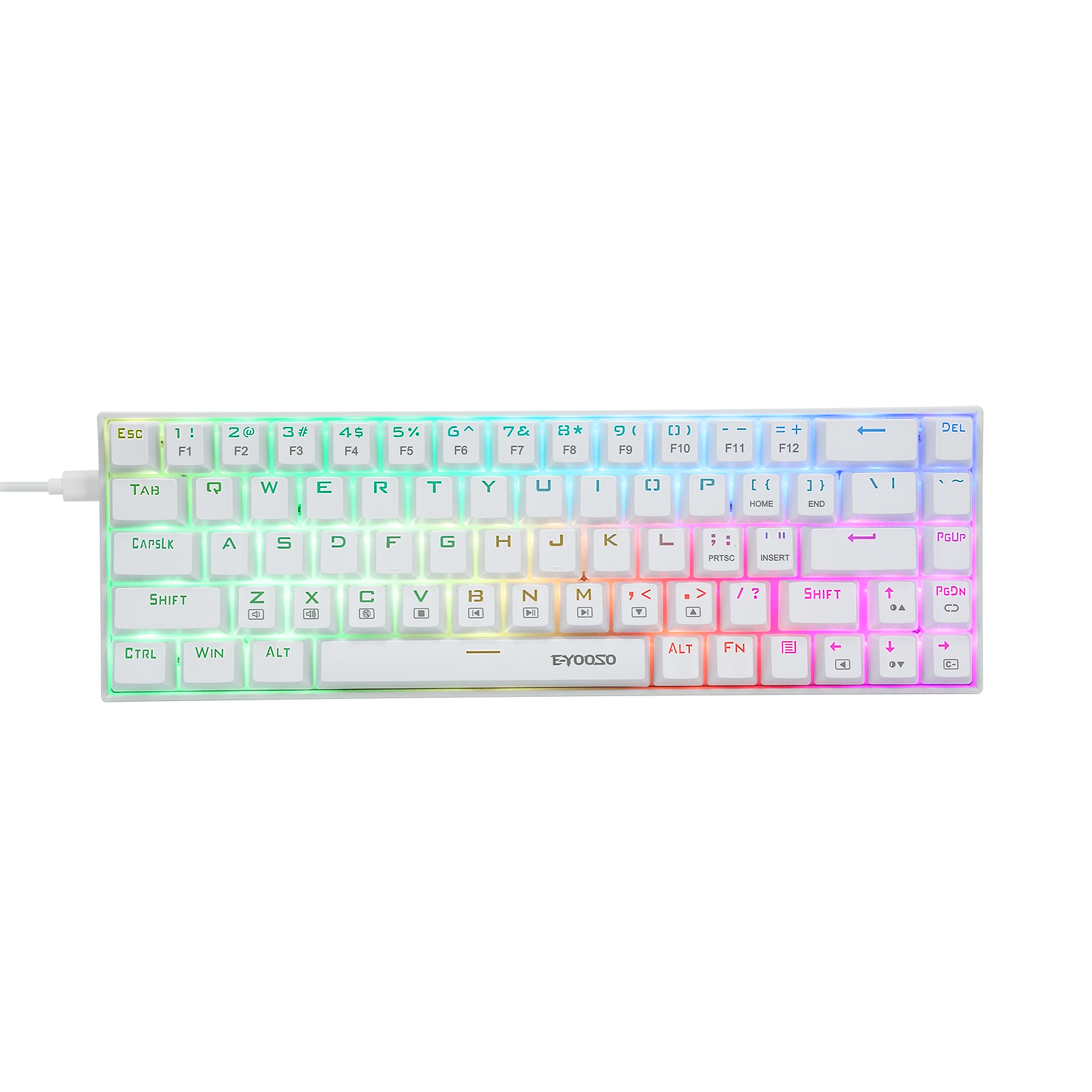 Gaming Keyboard E Yooso - Z-686 60% Keyboard Gaming Mekanis Mini,