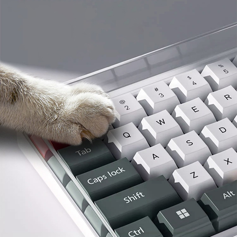 Keyboard Gaming Transparent - ★ ▲ 78/108 Tombol Akrilik Transparan