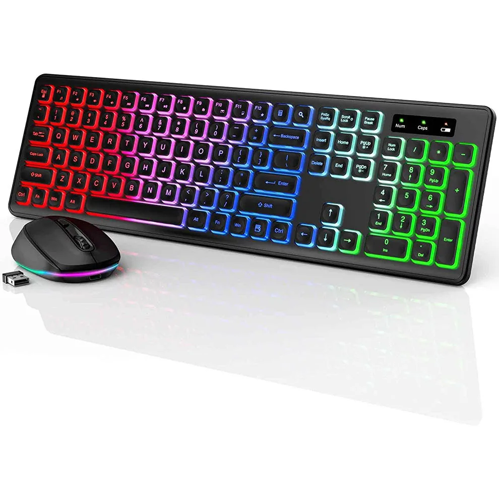 Gaming Keyboard And Mouse Combo Wireless - Set Keyboard dan Mouse nirkabel, Set