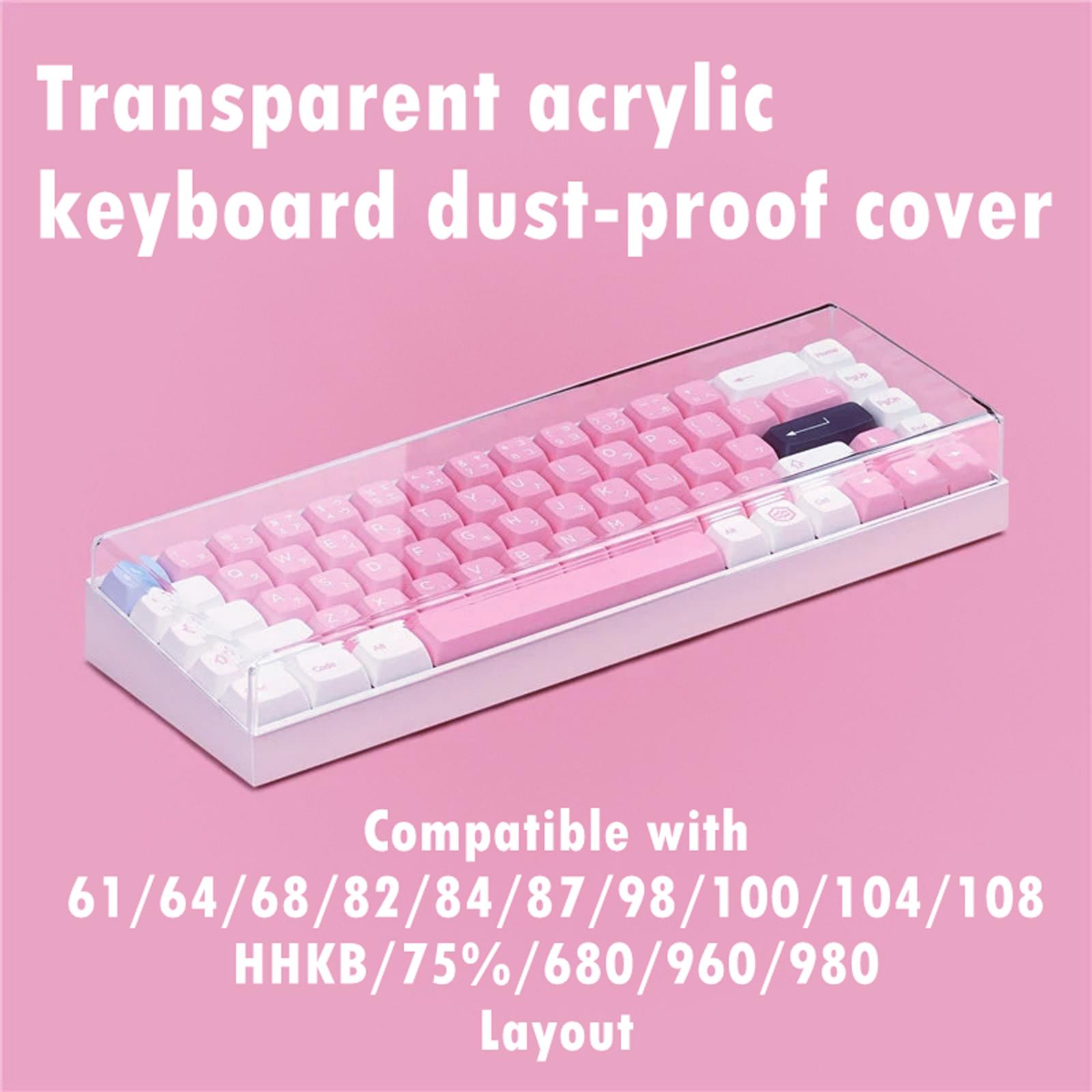 Gaming Keyboard Ergo - Sarung Keyboard Mekanikal akrilik, pelindung Premium
