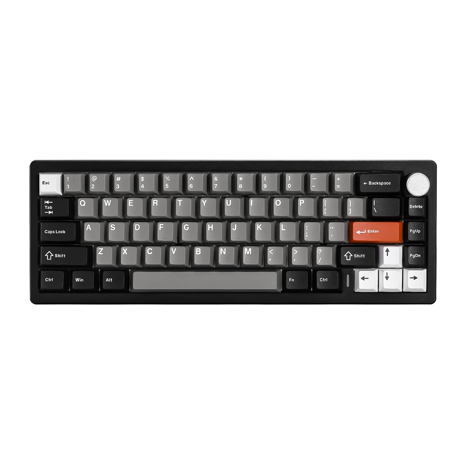 Keyboard Gaming Transparent - YUNZII AL68 Black QMK/VIA Mechanical Keyboard,