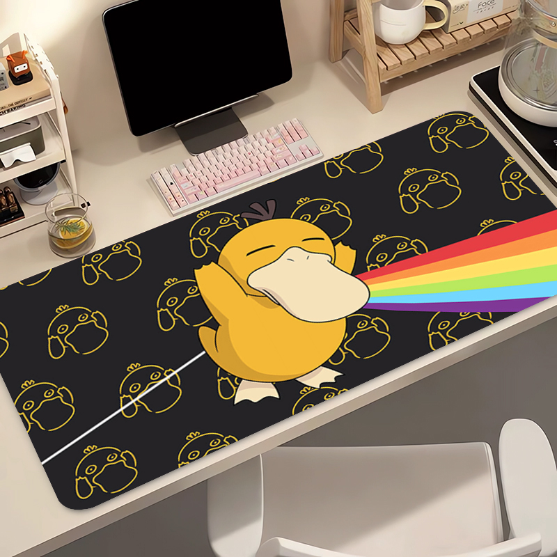 Gaming Keyboard Tactile - Alas Mouse Karet Alami Pokemon Psyduck