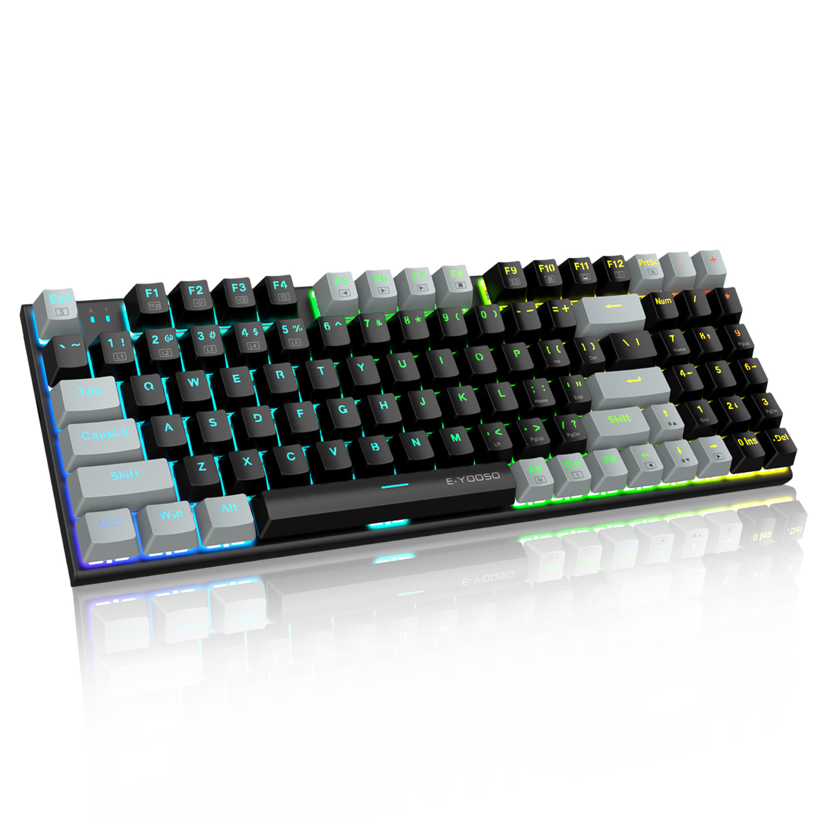 Gaming Keyboard E Yooso - E-YOOSO Z-19 Keyboard Gaming Mekanis, Lampu