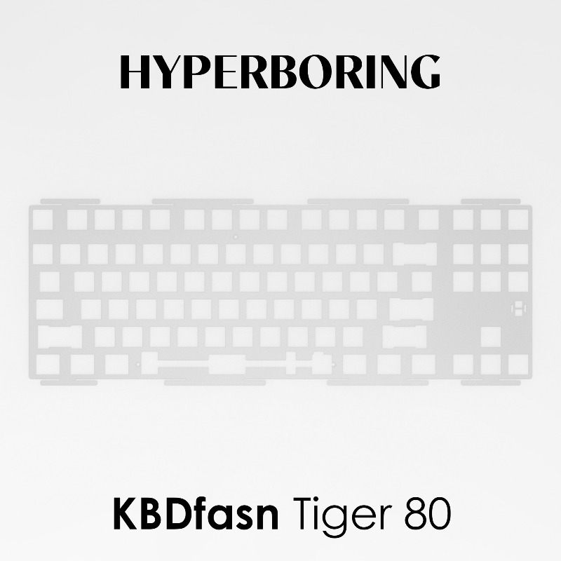 Gaming Keyboard Ergonomic - HYPERBORING Tiger80 Papan Posisi Keyboard Kustomisasi