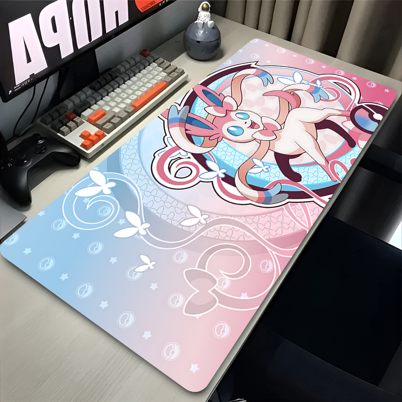 Gaming Keyboard Top - Alas Mouse Lucu Merah Muda Besar