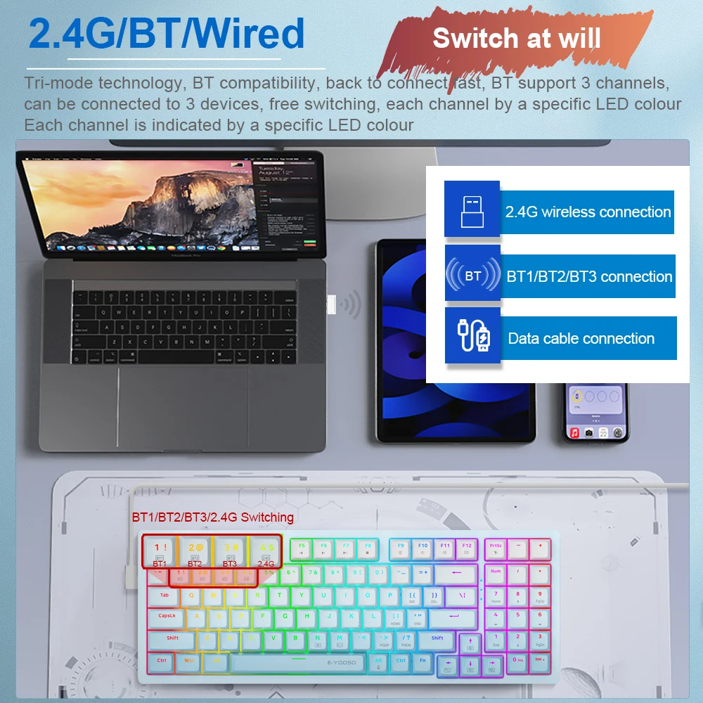 E-YOOSO Z94 RGB Keyboard Gamin - Gaming Keyboard E Yooso ulasan dan harga