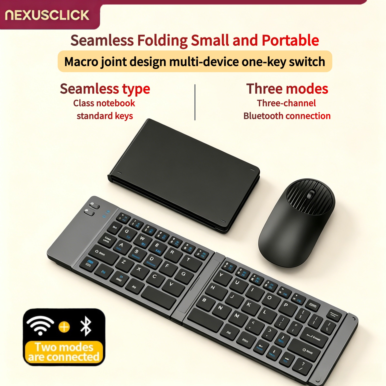 NexusClick Set Keyboard dan Mo - Gaming Keyboard And Mouse Combo Wireless ulasan dan harga