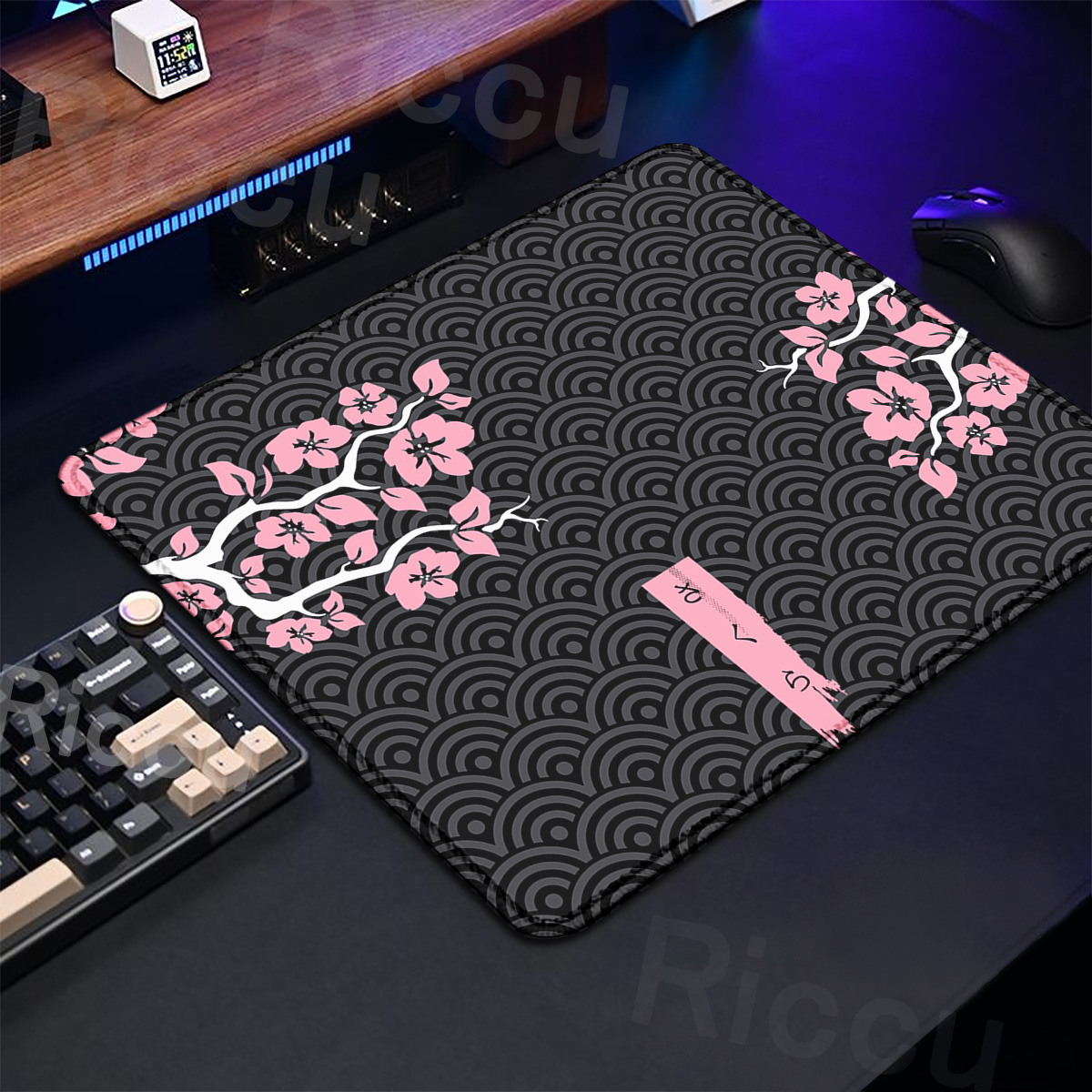 Alas Mouse Gaming Sakura ungu, - Gaming Keyboard Brand ulasan dan harga