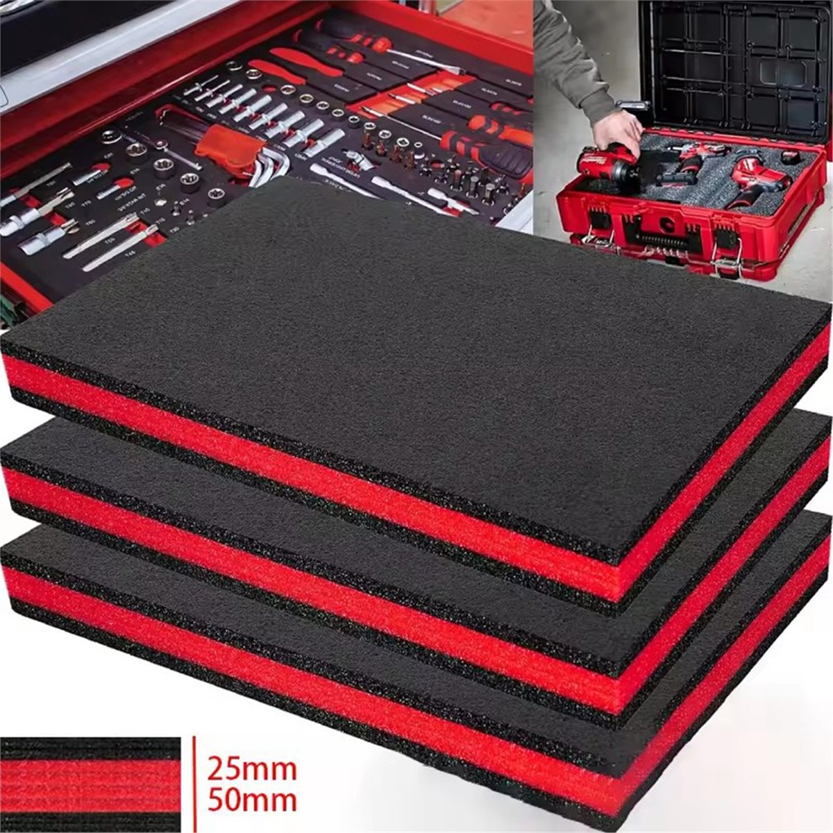 Busa Kotak Peralatan A24I, Lem - Polyurethane Foam Sheet ulasan dan harga