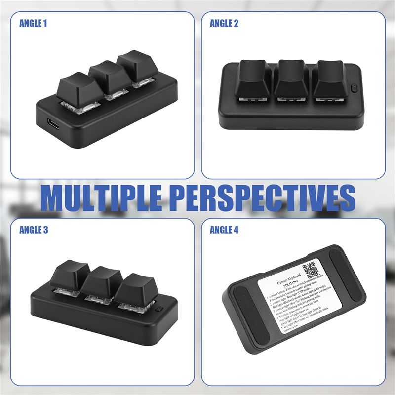 MK321 Keyboard Mini Makro yang - Gaming Keyboard Mini Mechanical ulasan dan harga