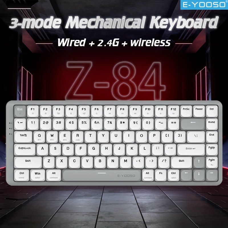 E-YOOSO Tri-Mode 2.4G Nirkabel - Gaming Keyboard E Yooso ulasan dan harga