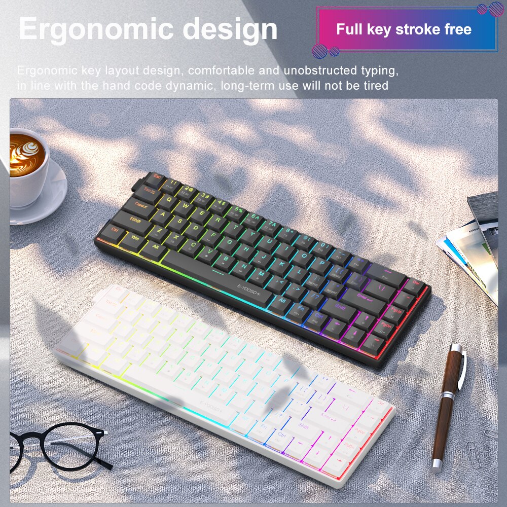 E-YOOSO A68 RGB Keyboard Gamin - Gaming Keyboard E Yooso ulasan dan harga