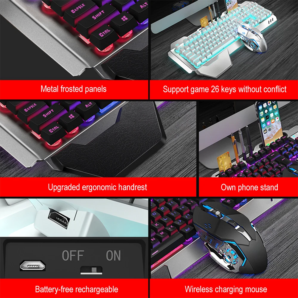 K680 papan ketik dan mouse nir - Gaming Keyboard Mouse Wireless ulasan dan harga
