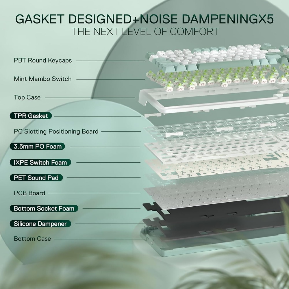 Keyboard Gaming Nirkabel 95 To - Gaming Keyboard No Noise ulasan dan harga