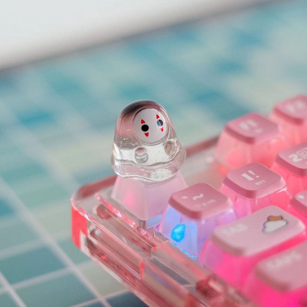 Tutup Tombol Bening Lampu Lata - Keyboard Gaming Transparent ulasan dan harga