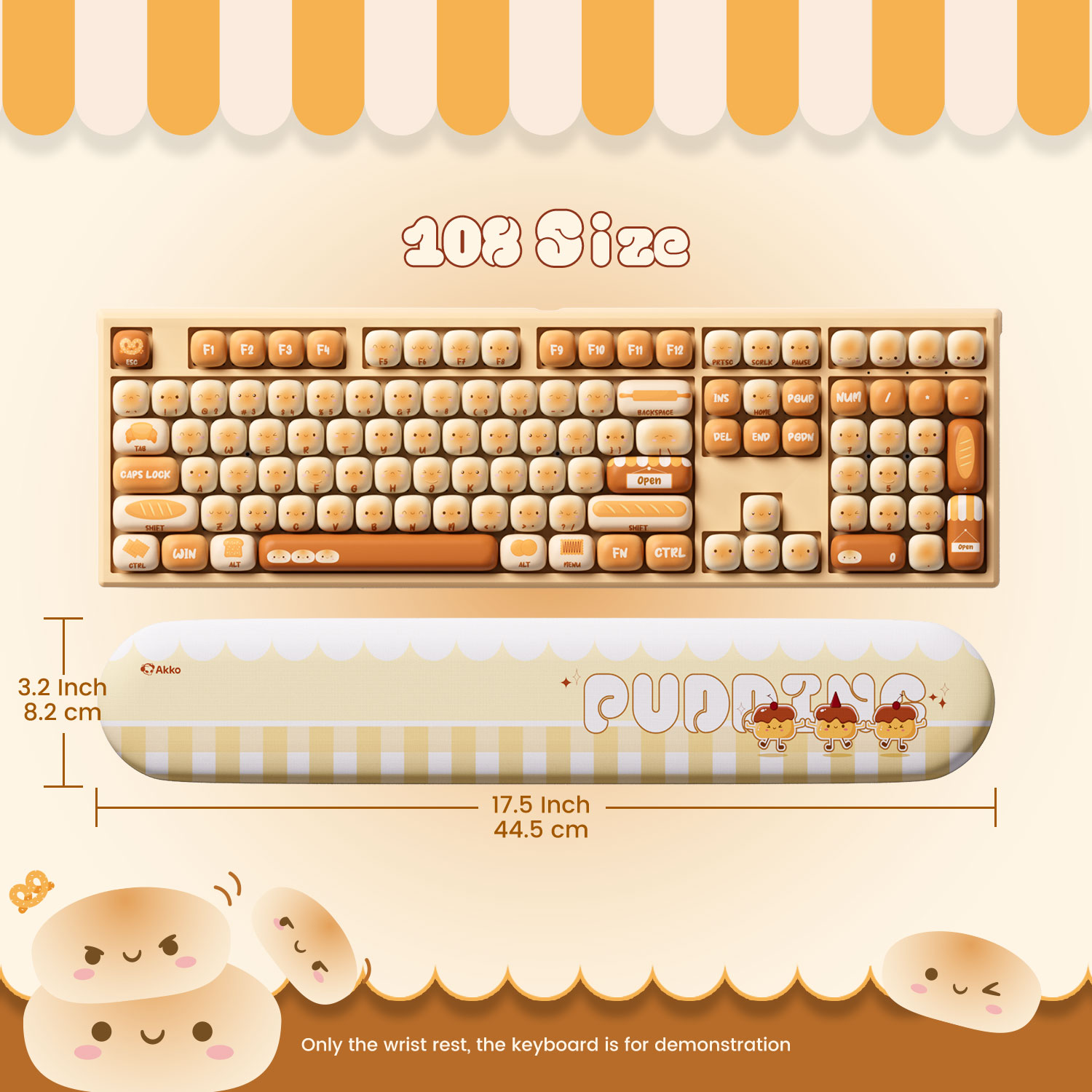 Alas Pergelangan Tangan Keyboa - Gaming Keyboard Ergonomic ulasan dan harga