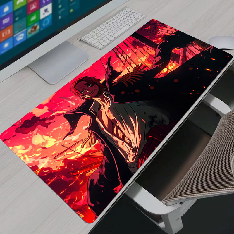 One Piece Shanks Mouse Pad Bes - Gaming Keyboard Tactile ulasan dan harga