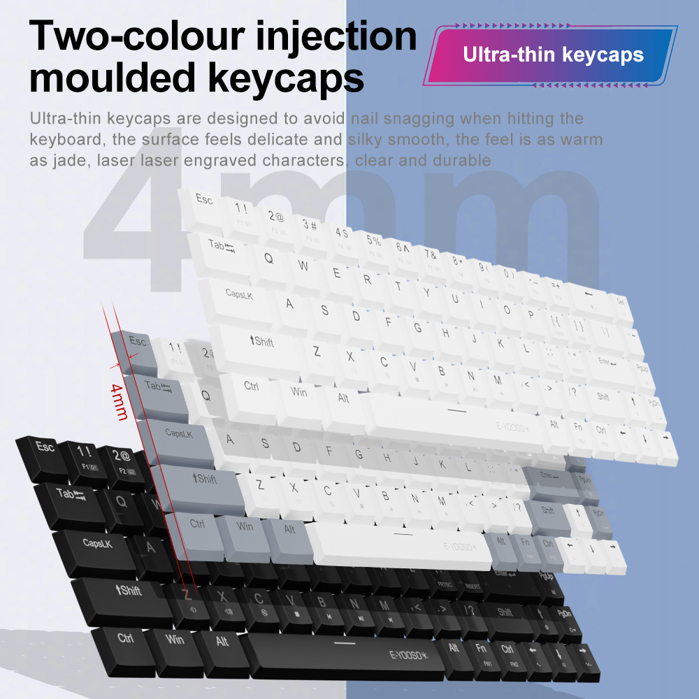 E-YOOSO A68 RGB Keyboard Gamin - Gaming Keyboard E Yooso ulasan dan harga