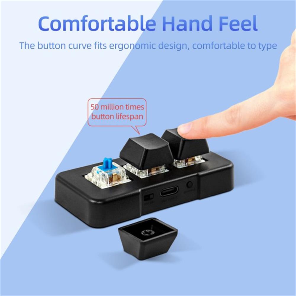 Keyboard kecil MK321-Pro, Keyb - Gaming Keyboard Mini Mechanical ulasan dan harga