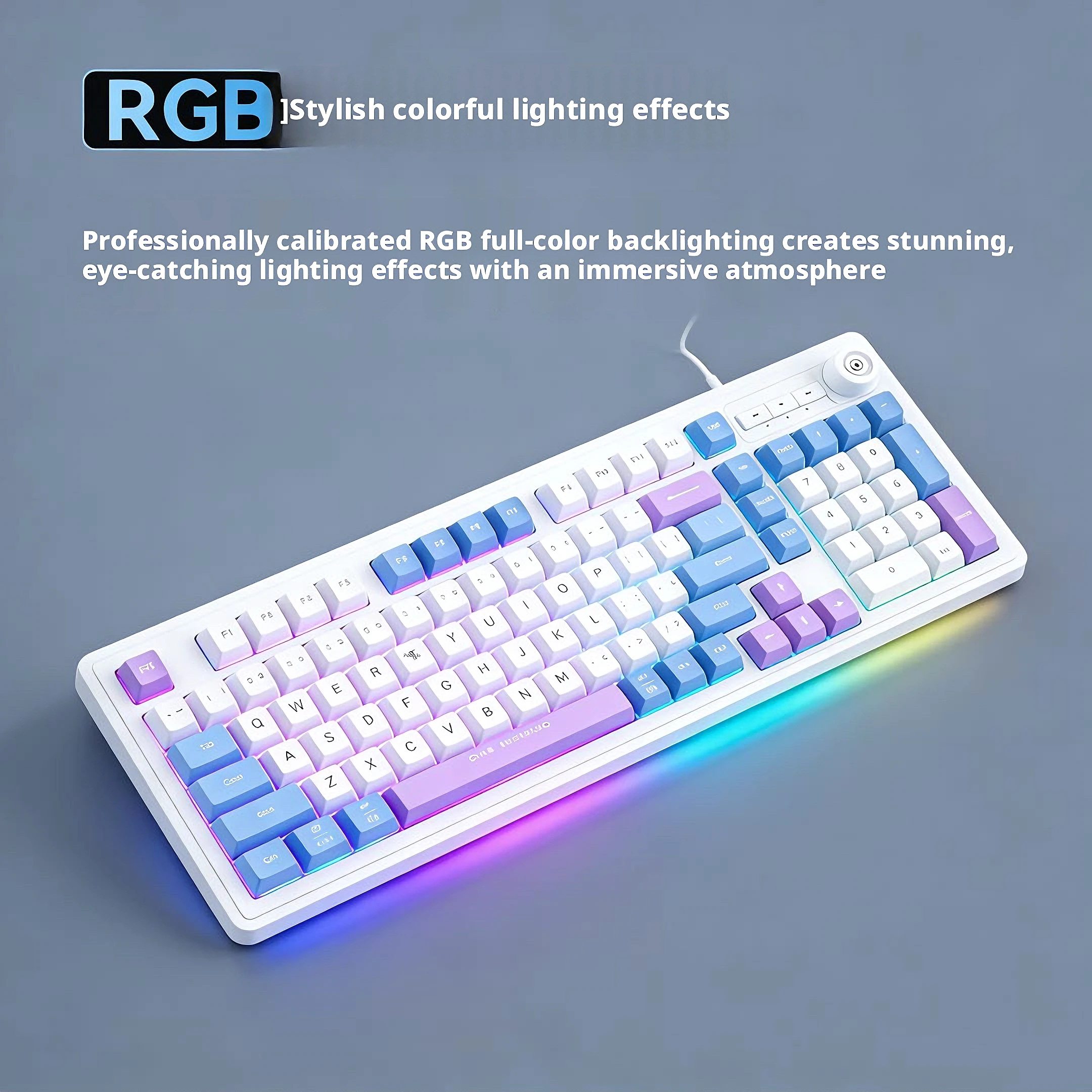 98Keys Keyboard Berkabel RGB G - Gaming Keyboard No Noise ulasan dan harga