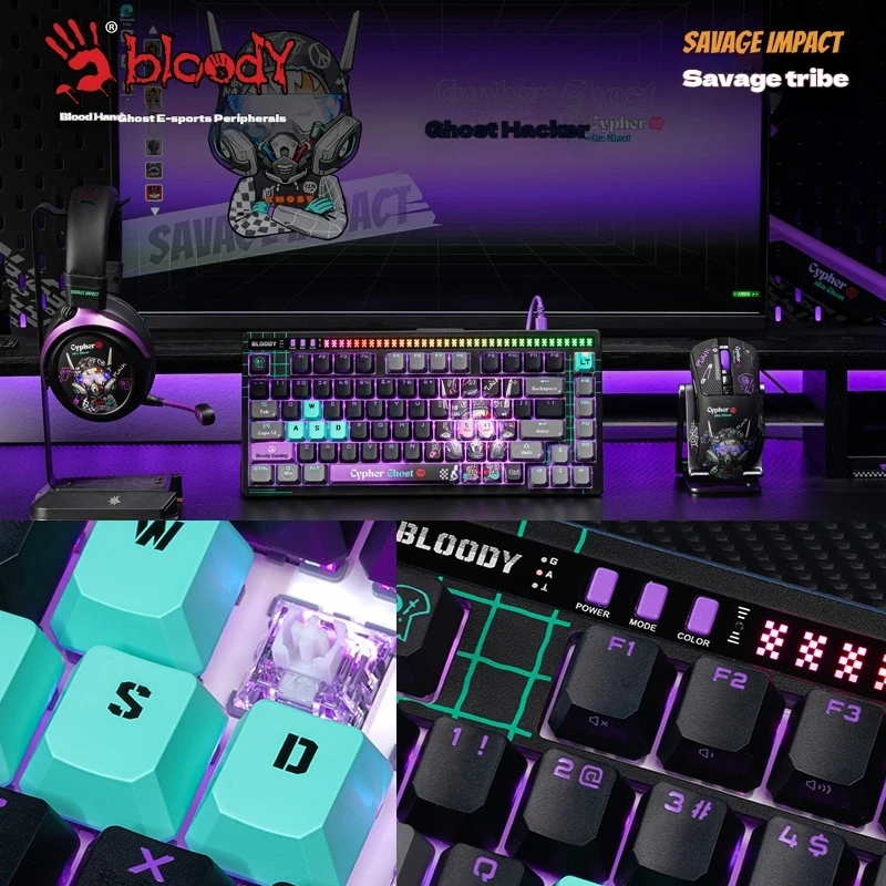 A4Tech Bloody Savage Impact AT - Gaming Keyboard No Noise ulasan dan harga