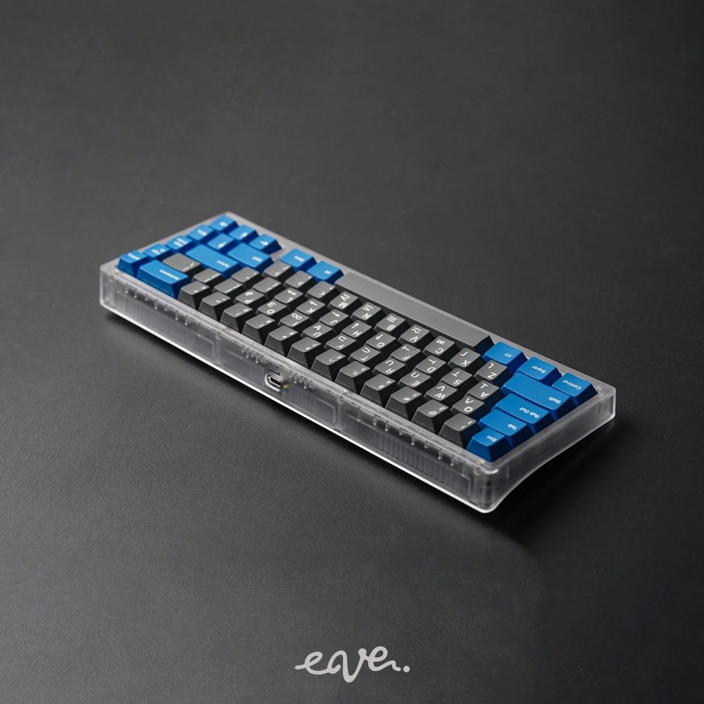 Swagkeys EAVE65 Kit Keyboard M - Keyboard Gaming Transparent ulasan dan harga