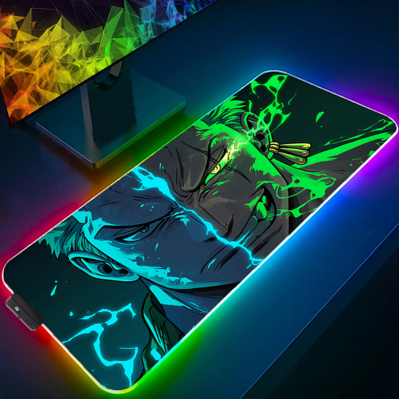 ONE PIECE Zoro Mouse Pad RGB A - Gaming Keyboard Tactile ulasan dan harga