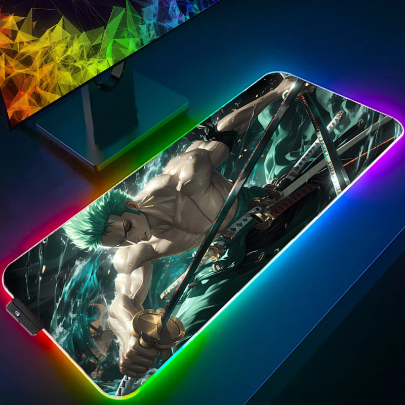 ONE PIECE Zoro Mouse Pad RGB A - Gaming Keyboard Tactile ulasan dan harga