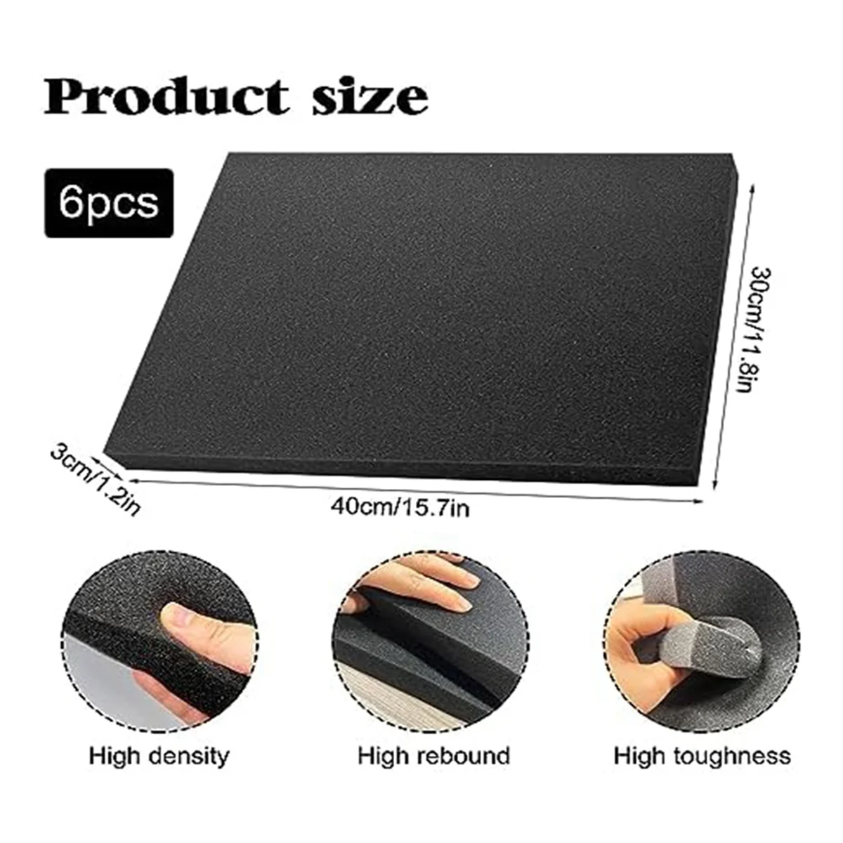 6 Buah Bantalan Busa Poliureta - Polyurethane Foam Sheet ulasan dan harga