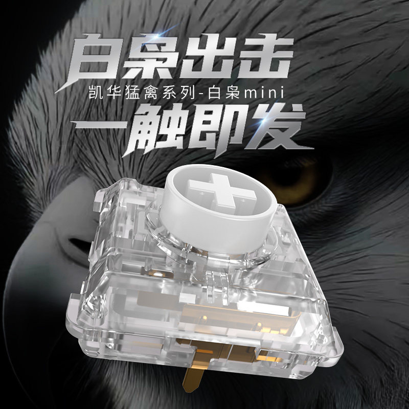 Kailh Choc White Owl Switch Mi - Gaming Keyboard Mini Mechanical ulasan dan harga