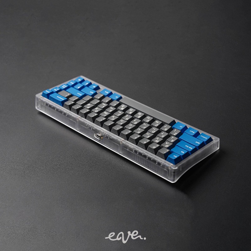 SW Eave65 Kit Keyboard Kabel S - Keyboard Gaming Transparent ulasan dan harga