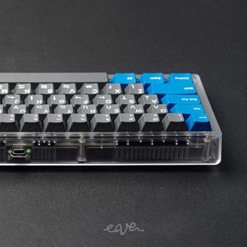 SW Eave65 Kit Keyboard Kabel S - Keyboard Gaming Transparent ulasan dan harga