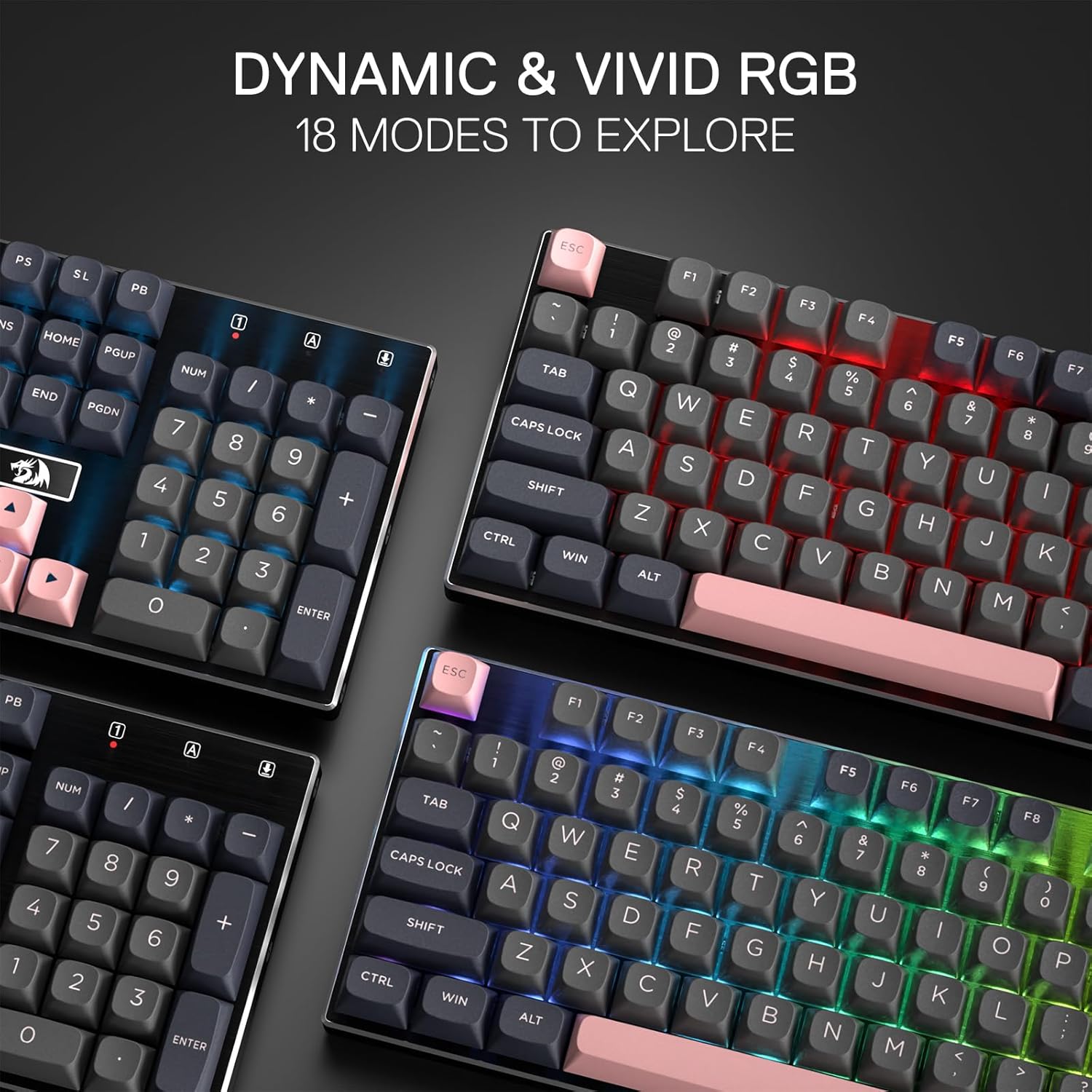 Redragon 556 SE Keyboard Gamin - Gaming Keyboard No Noise ulasan dan harga