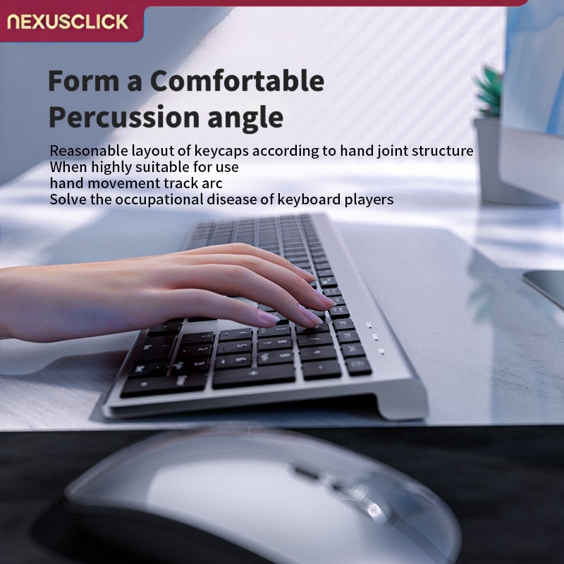 NexusClick 104 Keys Wireless T - Gaming Keyboard And Mouse Combo Wireless ulasan dan harga