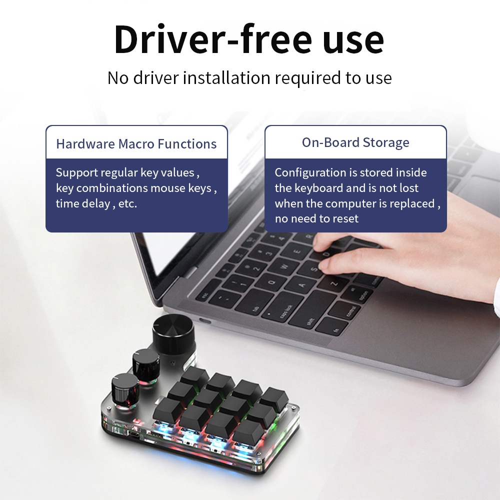 Pemrograman Bluetooth makro ku - Gaming Keyboard Mini Mechanical ulasan dan harga