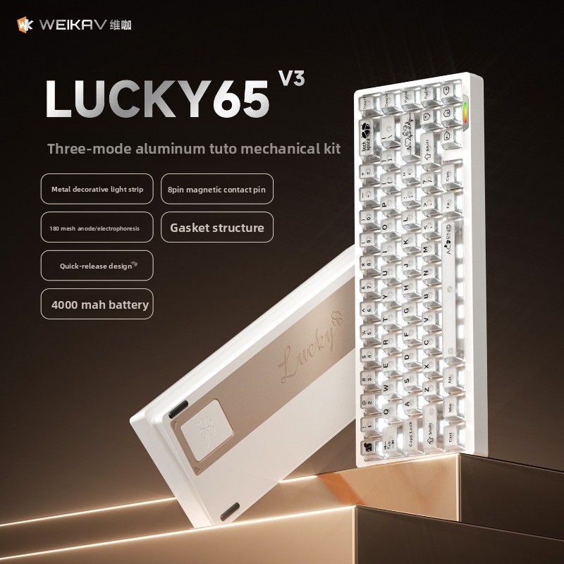 Keyboard Mekanik WEIKAV Lucky6 - Gaming Keyboard Ergo ulasan dan harga