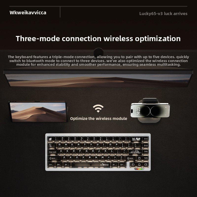 Keyboard Mekanik WEIKAV Lucky6 - Gaming Keyboard Ergo ulasan dan harga