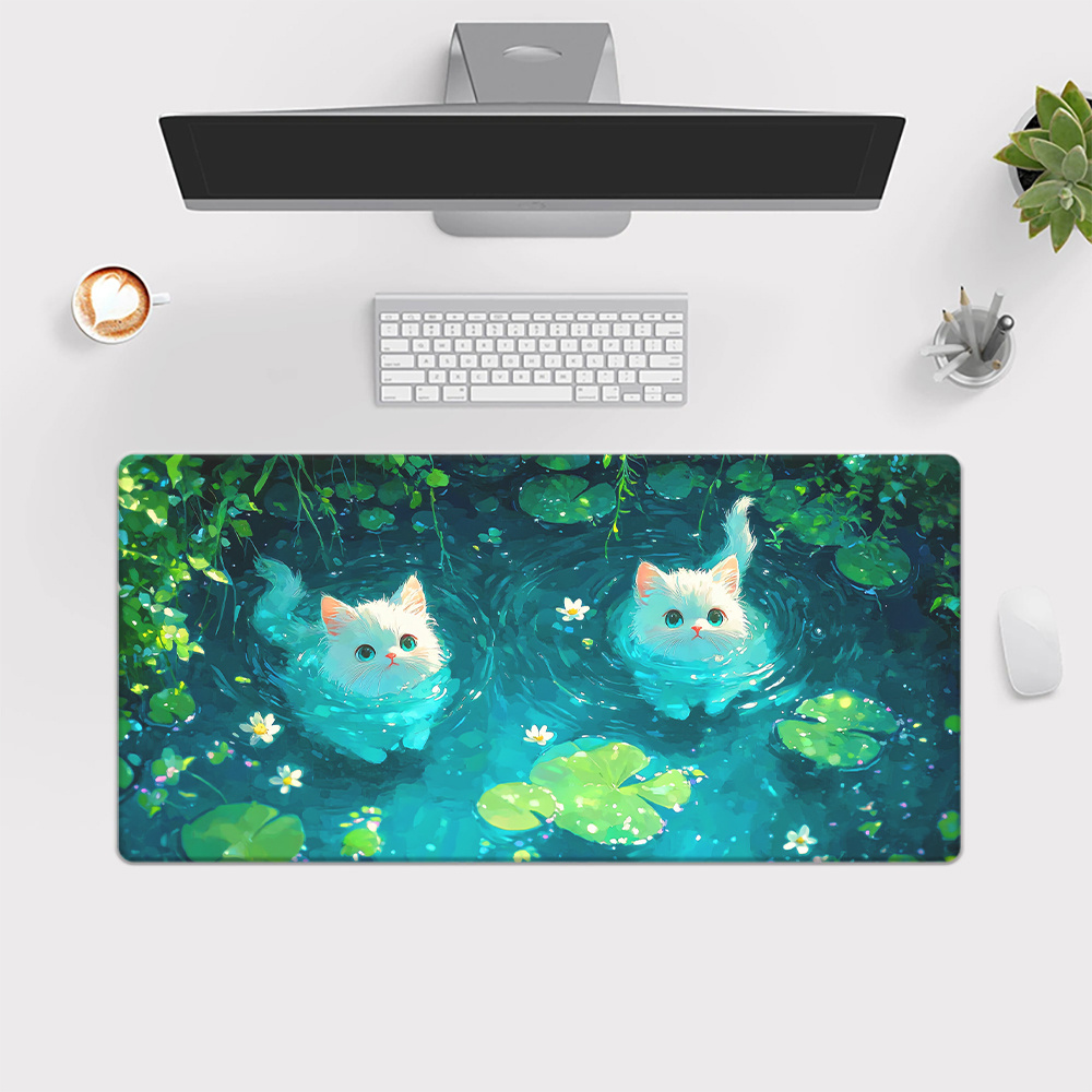 Alas Mouse XXL Motif Kucing Lu - Gaming Keyboard Brand ulasan dan harga