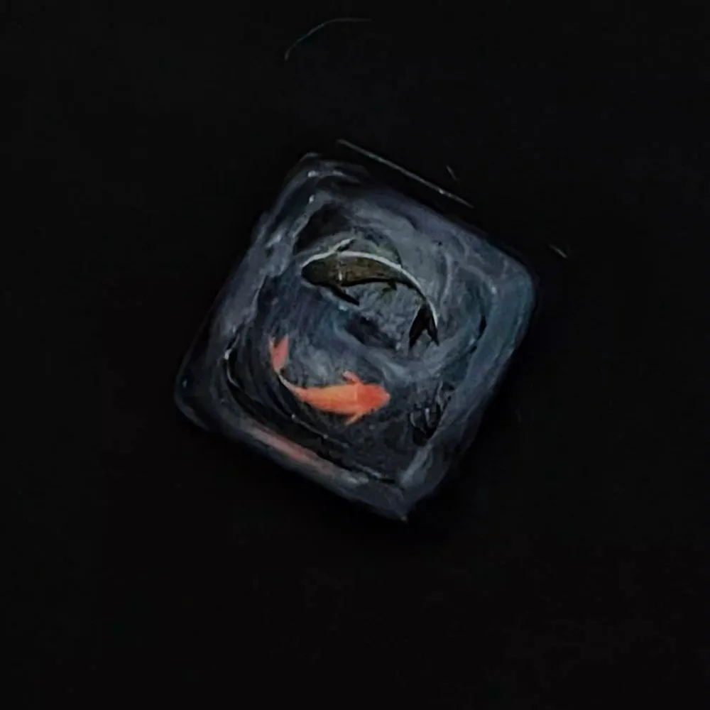 Keycap ikan Koi gaya Cina asli - Keyboard Gaming Transparent ulasan dan harga