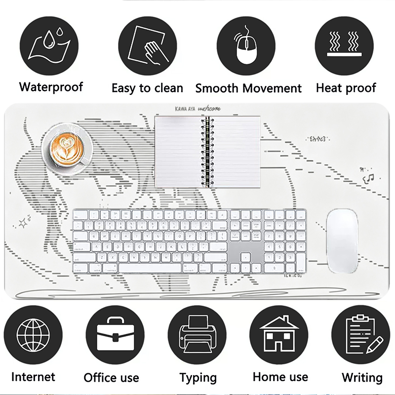 1 Buah Alas Mouse Kulit Anime  - Gaming Keyboard Tactile ulasan dan harga