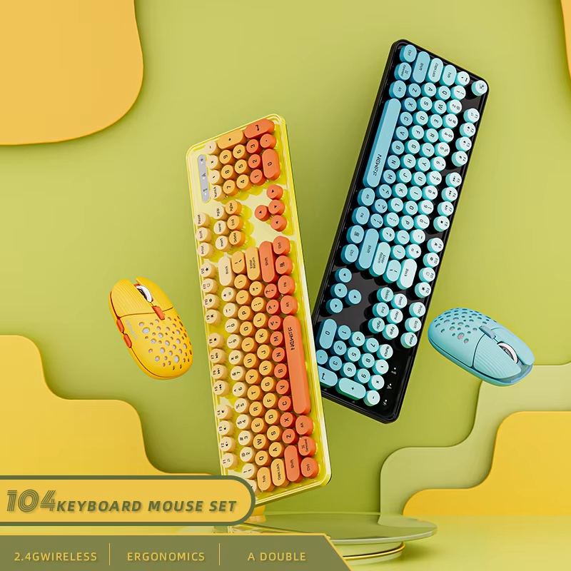 104 Tombol 2.4G Keyboard Gamin - Gaming Keyboard And Mouse Combo Wireless ulasan dan harga